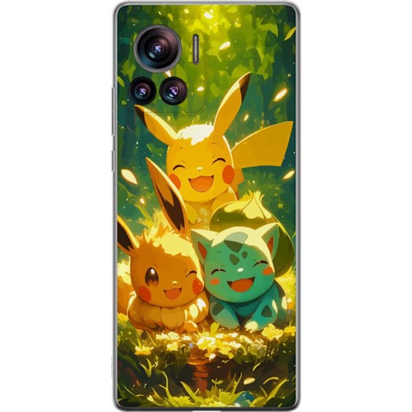 Motorola Edge 30 Ultra Gennemsigtig cover Pixelmonster spilles