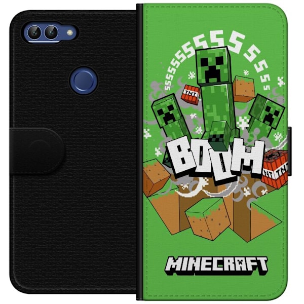 Huawei P smart Plånboksfodral Minecraft Boom