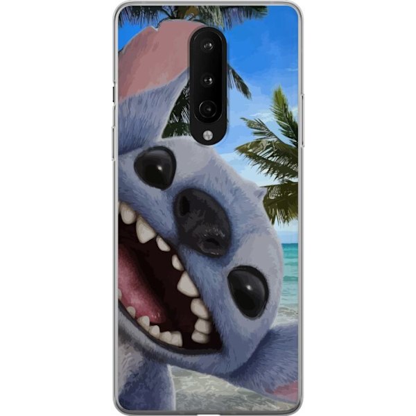 OnePlus 8 Genomskinligt Skal Stitch mobilskal med Palmer i söt vänskapsdesign