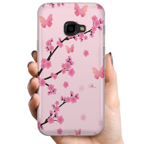 Samsung Galaxy Xcover 4 TPU Mobilcover Blomster
