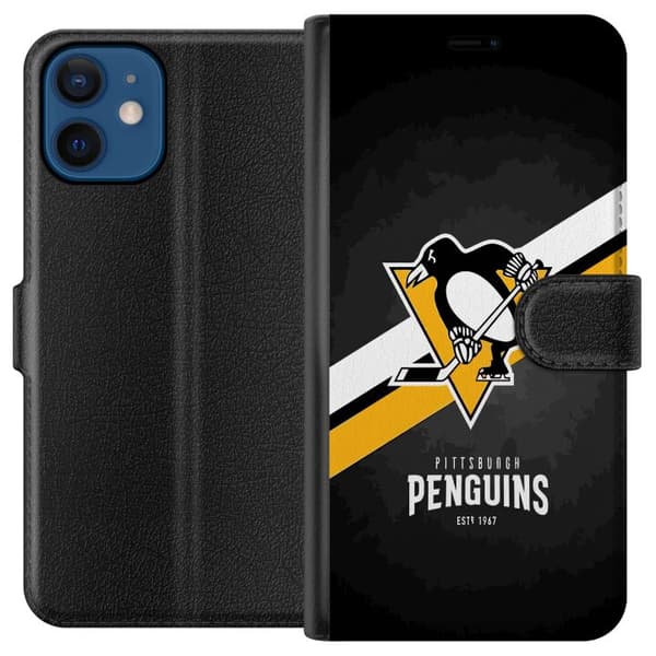 Yhteensopiva Lompakkokotelo Apple iPhone 12 Pittsburgh Penguins (NHL)