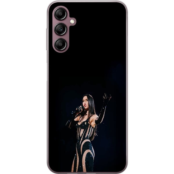 Samsung Galaxy A14 5G Genomskinligt Skal Dua Lipa – Pop Star Aesthetic