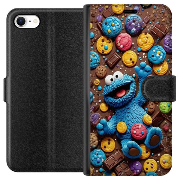 Kompatibel Tegnebogsetui til Apple iPhone 6 Kakmonster bland kakor