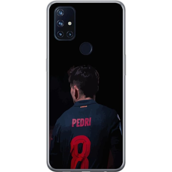 OnePlus Nord N10 5G Läpinäkyvä kuori Pedri FC Barcelona Jal