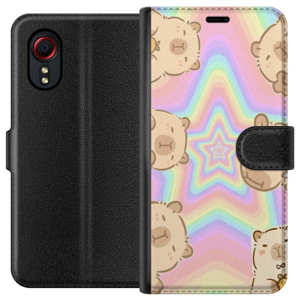 Samsung Galaxy Xcover 5 Tegnebogsetui Kawaii Capybara Galaxy Sød Anime Dyr Rummotiv Kawaii Trend Gave TikTok Design