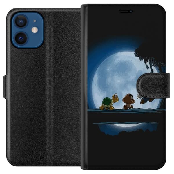Kompatibelt Plånboksfodral till Apple iPhone 12 mini Super Mario
