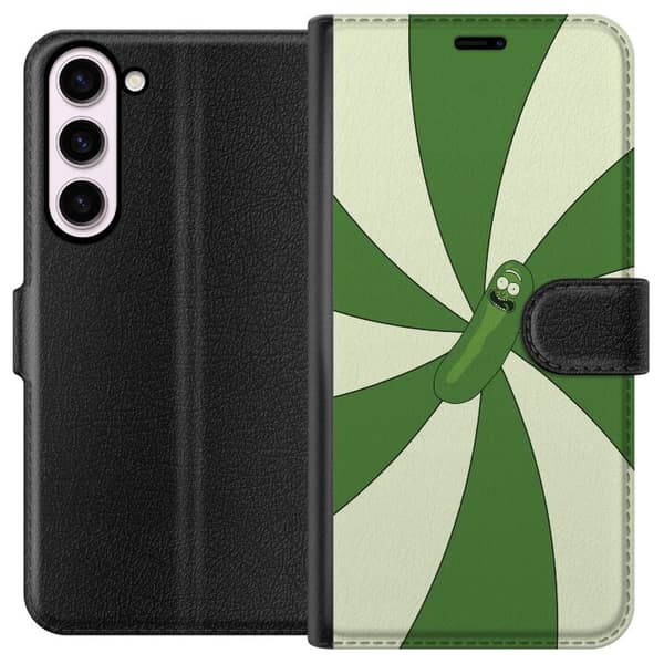 Kompatibelt Plånboksfodral till Samsung Galaxy S23+ Pickle Rick