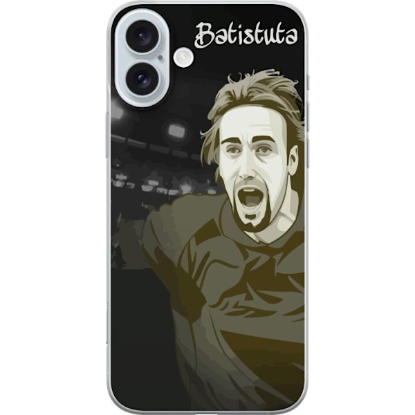 Apple iPhone 16 Plus Gjennomsiktig deksel Gabriel Batistuta