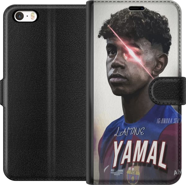 Kompatibelt Plånboksfodral till Apple iPhone SE (2016) yamal lamine