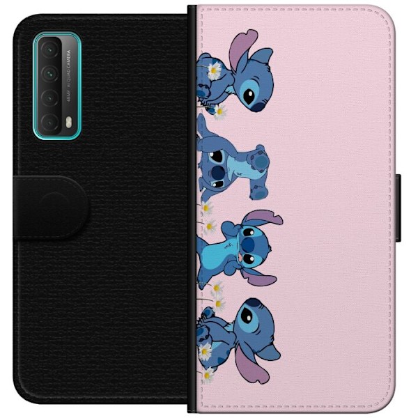 Huawei P smart 2021 Plånboksfodral Stitch Skratt & Bus – Pe