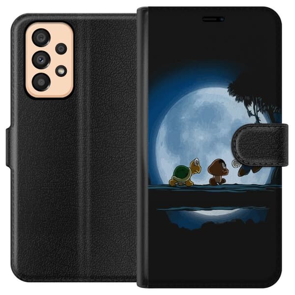 Kompatibelt Plånboksfodral till Samsung Galaxy A33 5G Super Mario