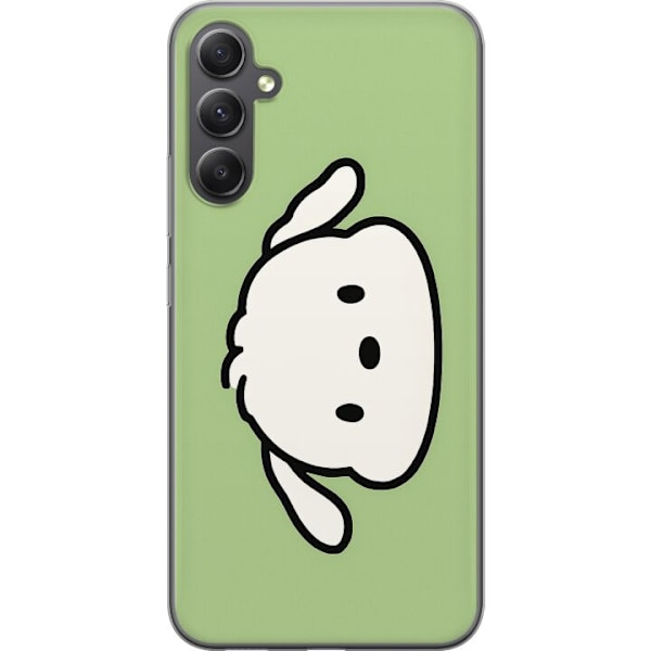 Samsung Galaxy A15 5G Läpinäkyvä kuori Snoopy Flip