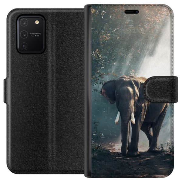 Kompatibel Tegnebogsetui til Samsung Galaxy S10 Lite Elefant