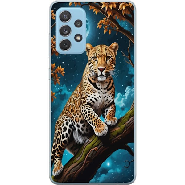 Samsung Galaxy A52 5G Genomskinligt Skal Leopard