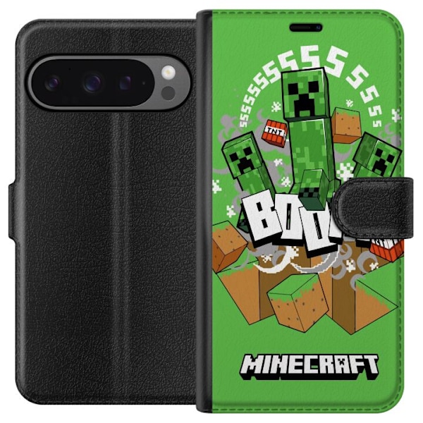 Google Pixel 9 Pro XL Tegnebogsetui Minecraft Boom