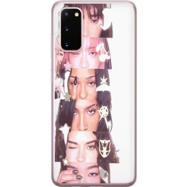 Kompatibel Mobilcover til Samsung Galaxy S20 KATSEYE hvid