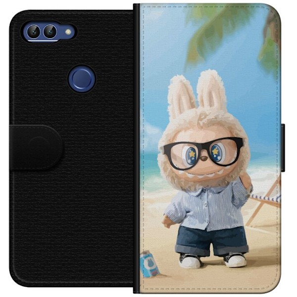 Huawei P smart Lompakkokotelo Labubu Tummat Unelmat