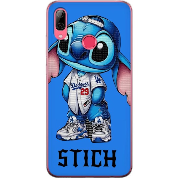 Huawei Y7 (2019) Genomskinligt Skal Stitch