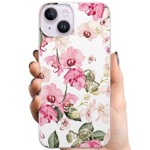 Kompatibel Mobilcover til Apple iPhone 15 Blomster