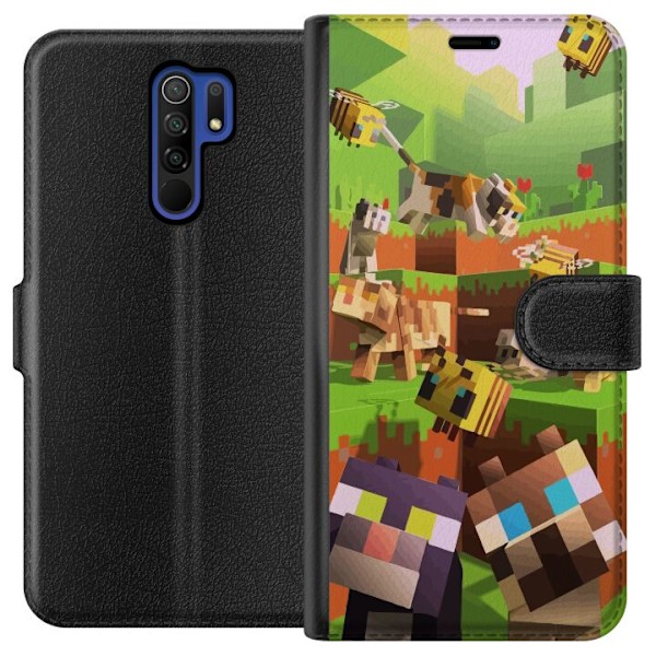 Xiaomi Redmi 9 Tegnebogsetui MineCraft