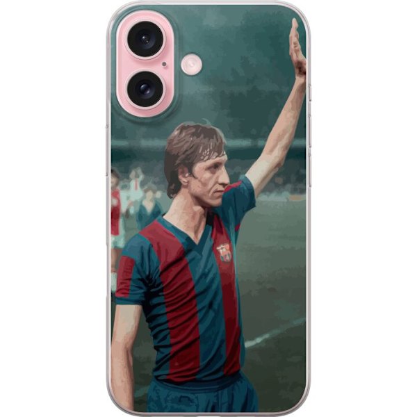 Apple iPhone 16 Gjennomsiktig deksel Cruijff (FC Barcelona)