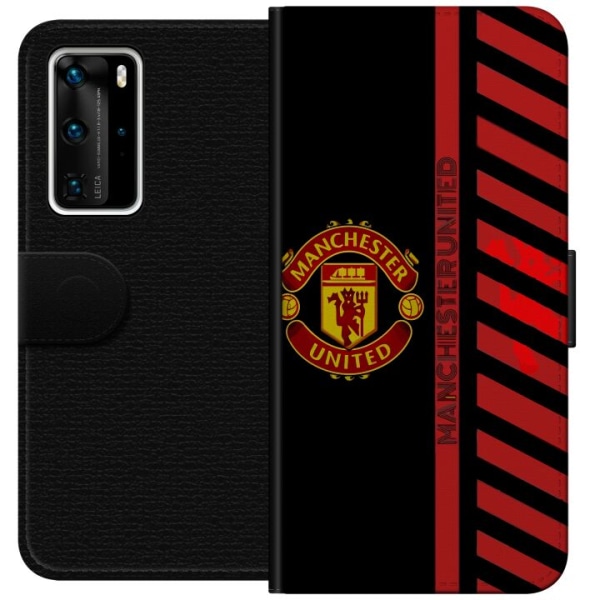Huawei P40 Pro Lompakkokotelo Manchester United