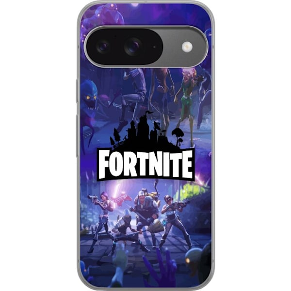 Google Pixel 9 Gjennomsiktig deksel Fortnite