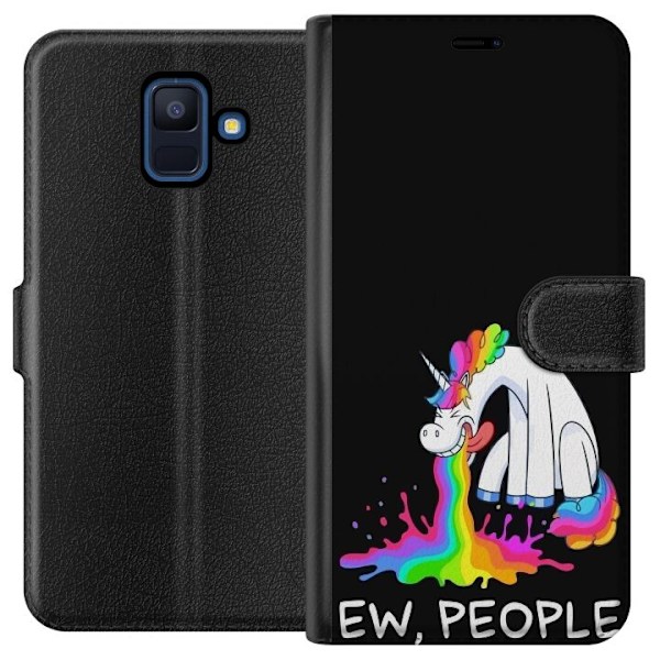 Samsung Galaxy A6 (2018) Tegnebogsetui EW People Unicorn