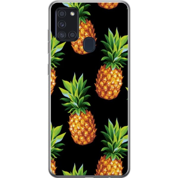 Samsung Galaxy A21s Deksel / Mobildeksel - Ananas