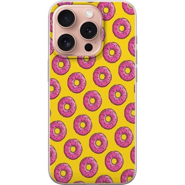 Apple iPhone 16 Pro Gennemsigtig cover Simpsons Donut