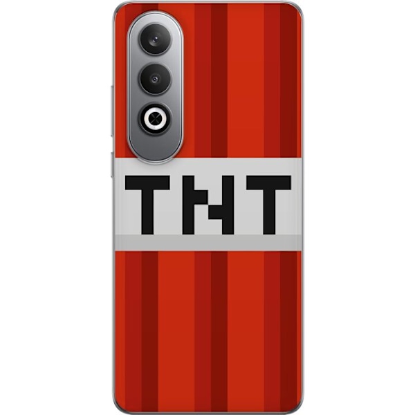 OnePlus Nord CE4 Läpinäkyvä kuori Minecraft TNT