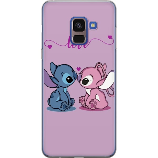Samsung Galaxy A8 (2018) Genomskinligt Skal Lilo & Stitch –