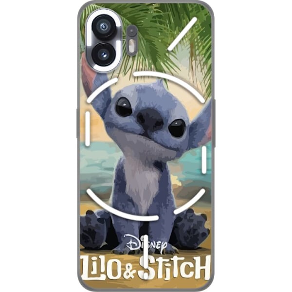 Nothing Phone (2) Genomskinligt Skal Stitch Kärleksfull – Med Hjärtan & Kawaii-känsla
