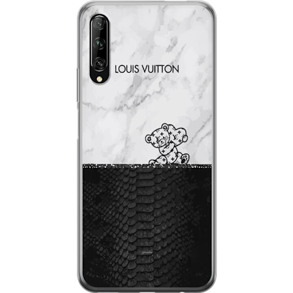 Huawei P smart Pro 2019 Gennemsigtig cover LV bjørn marmor