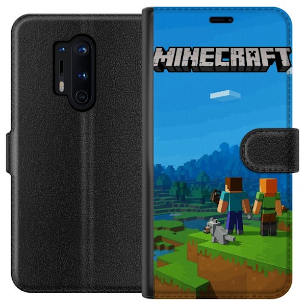 OnePlus 8 Pro Plånboksfodral Minecraft Key Art