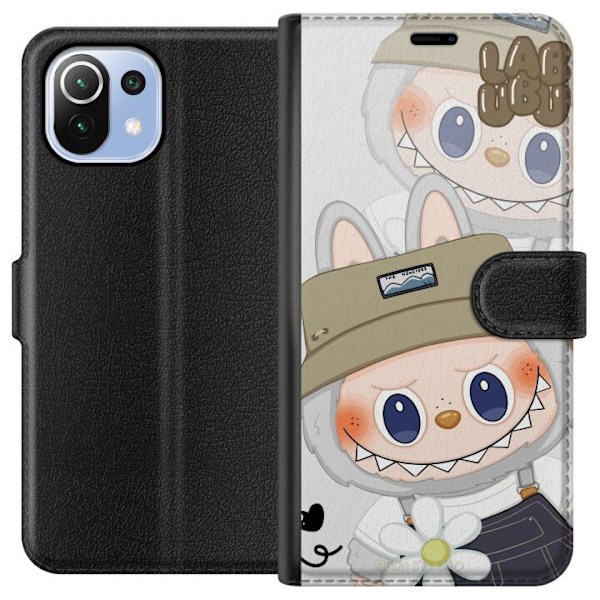 Xiaomi Mi 11 Lite Tegnebogsetui Labubu Minimal Mood - Enkel og