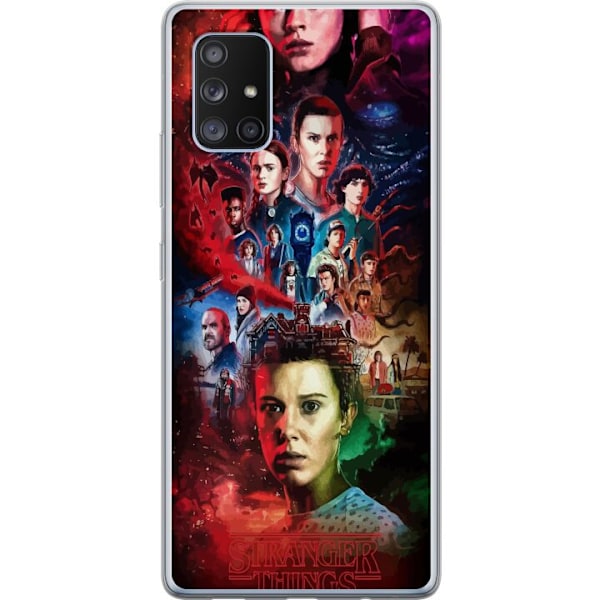 Samsung Galaxy A71 5G Läpinäkyvä kuori Stranger Things