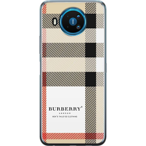 Nokia 8.3 5G Läpinäkyvä kuori Burberry