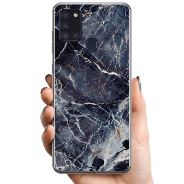 Samsung Galaxy A21s TPU Mobilskal Marbled