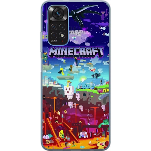 Xiaomi Redmi Note 11S Gennemsigtig cover Minecraft