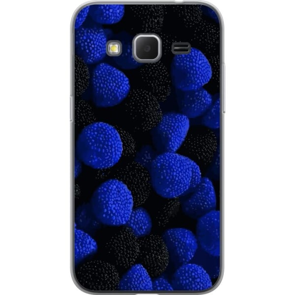 Samsung Galaxy Core Prime Läpinäkyvä kuori Sinisitä karkki