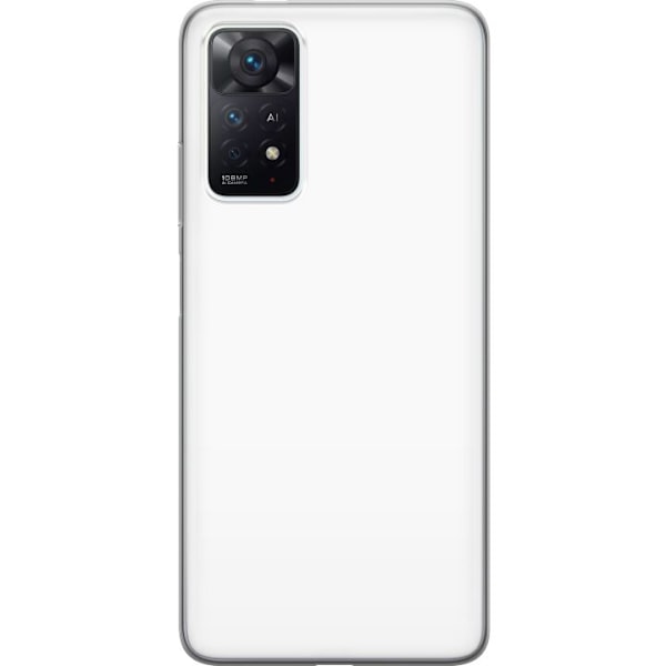 Xiaomi Redmi Note 11 Pro Gennemsigtig cover Hvid