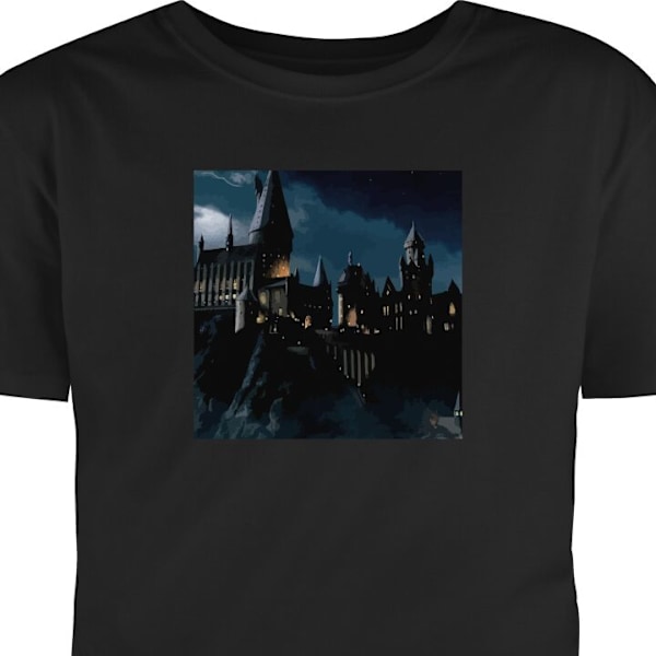 Barn-T-shirt | Bekväm T-shirt för Barn Harry Potter svart 3-4 År