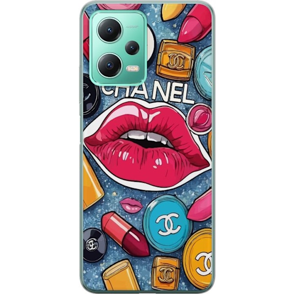 Xiaomi Redmi Note 12 Gjennomsiktig deksel Chanel Lips