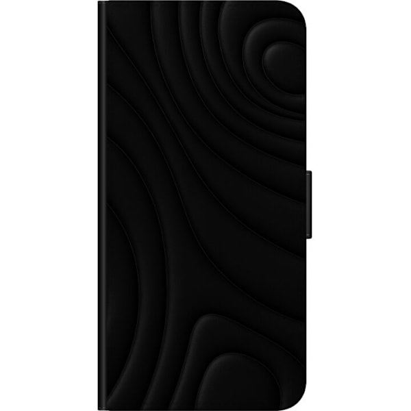 Huawei P40 lite E Plånboksfodral Black Waves