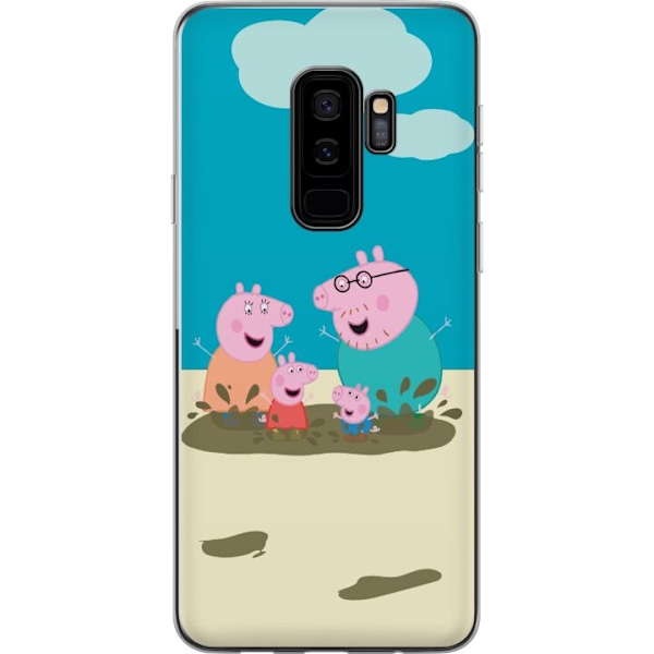 Samsung Galaxy S9+ Gennemsigtig cover Greta Gris Familie Georg