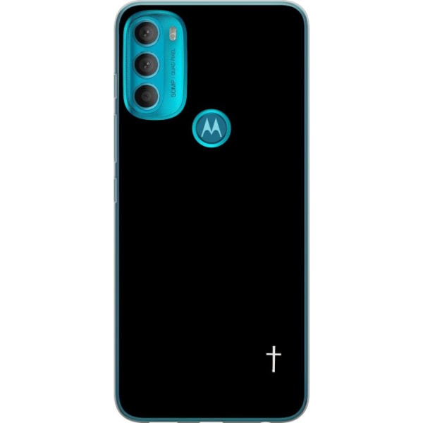 Motorola Moto G71 5G Gennemsigtig cover Kors
