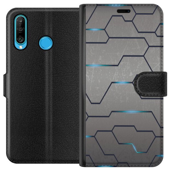 Huawei P30 lite Tegnebogsetui Mønster