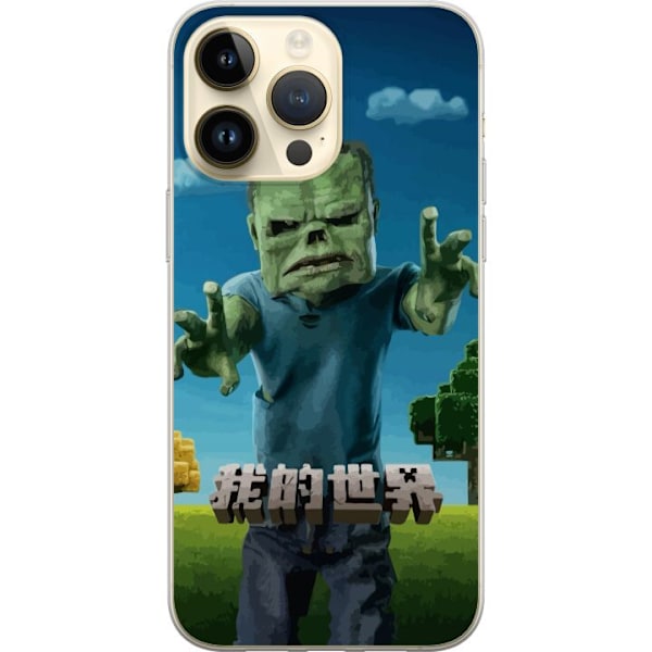 Apple iPhone 15 Pro Max Läpinäkyvä kuori A Minecraft Movie