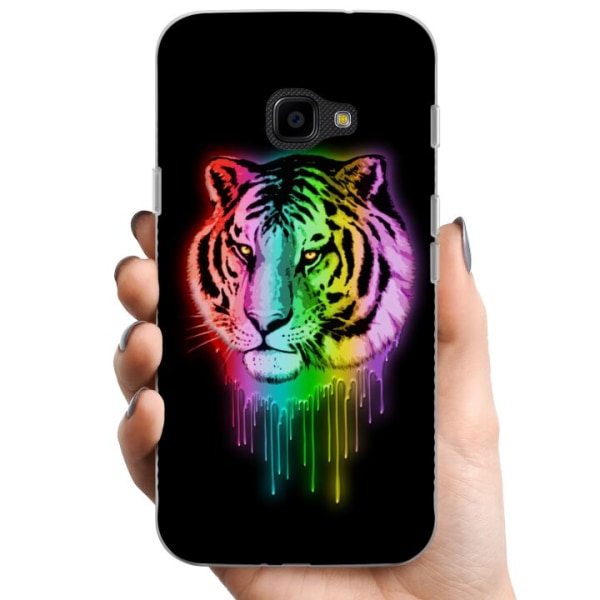Samsung Galaxy Xcover 4 TPU Mobilskal Tiger